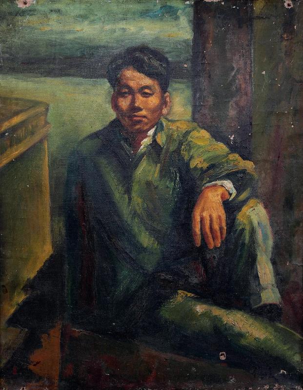 吴作人(1908-1997) 志愿军战斗英雄