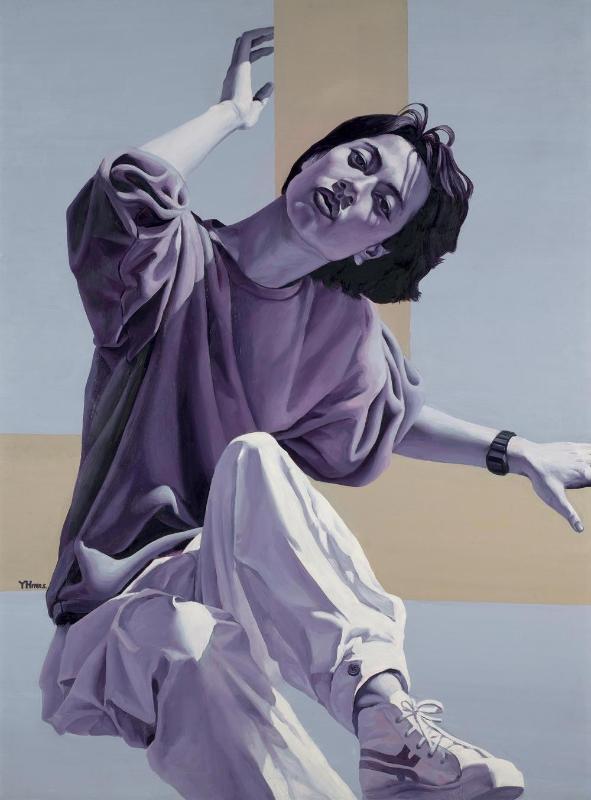 1,1990年女画家的世界中央美院美术馆2,1990年喻红油画展中央美院画廊